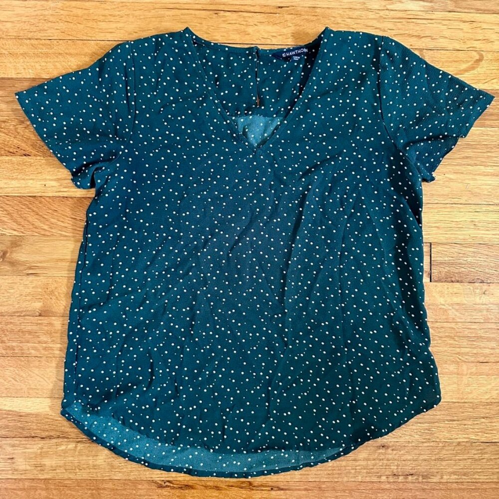 41 Hawthorn V-Neck Flutter Sleeve Blouse